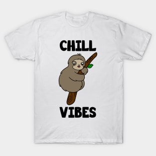 Cute Sloth Chill Vibes T-Shirt